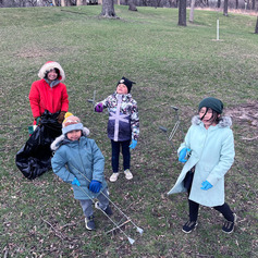Volunteers Park clean up
