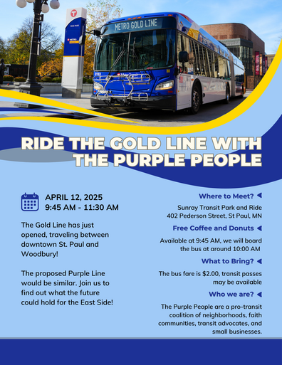 Purple Line Meets Gold