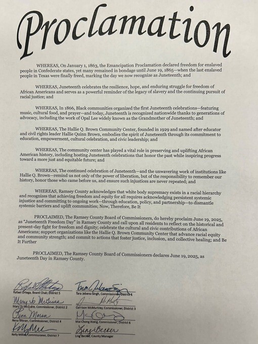 Juneteenth Proclamation