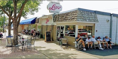Luv Ice Cream shop in North St Paul