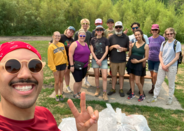 Recycling Ambassadors picking up trash