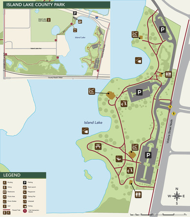 Island Lake Park Map