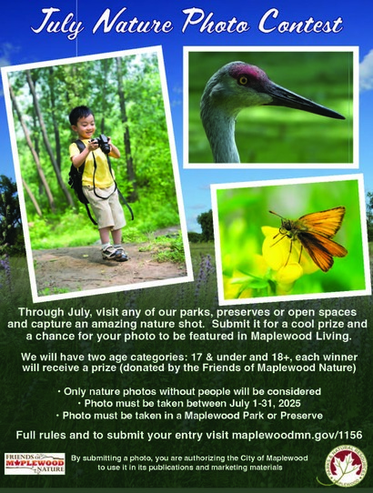 Maplewood Nature photo contest