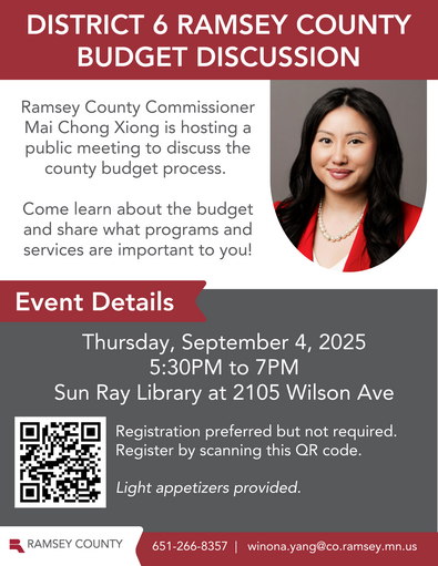 Budget Discussion Flyer