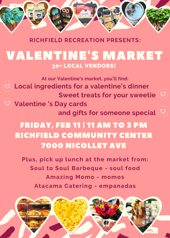 Valentine's Market flyer english