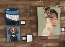 Student art exhibit