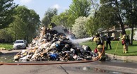 Garbage Truck fire