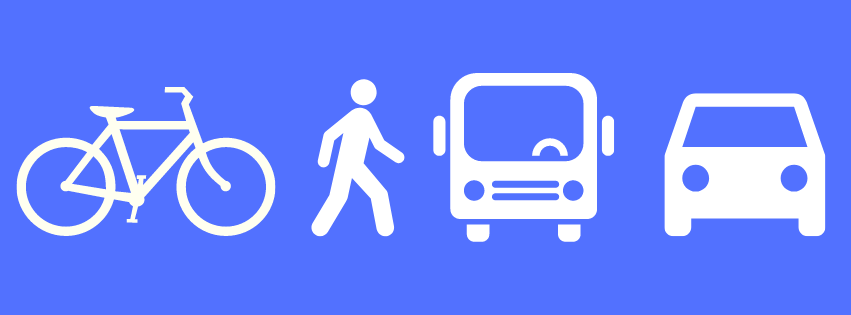 Transportation Options Bus Walk Bike Drive