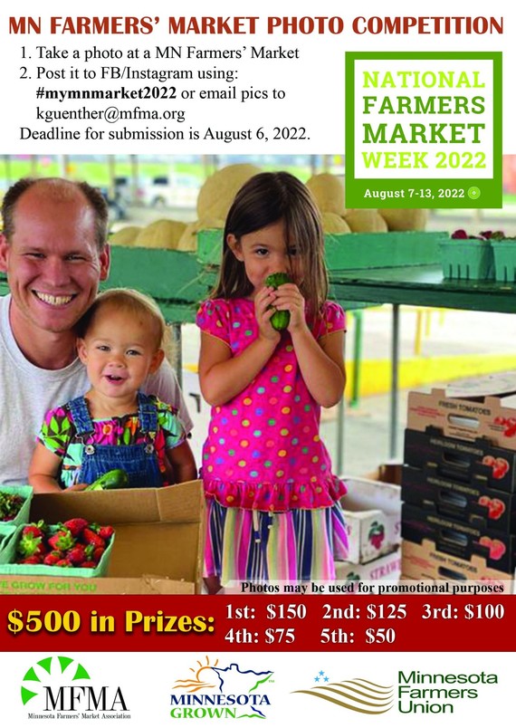 Minnesota Farmers Market Association Photo Competition flyer