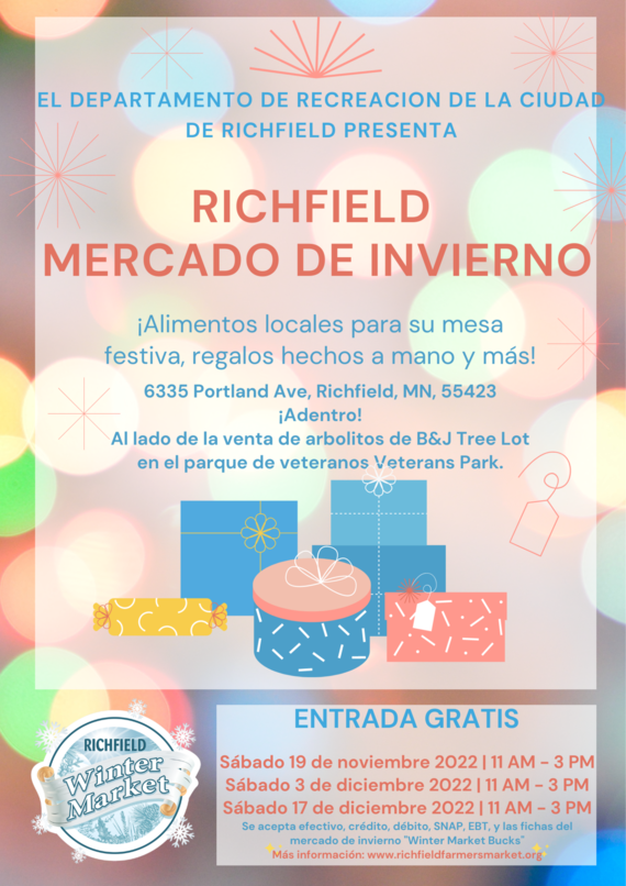 Richfield Winter Markets Flyer Spanish