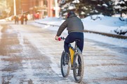 bike ride winter
