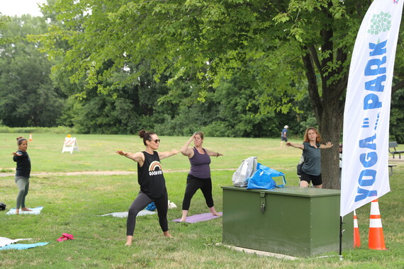 Yoga at the Market