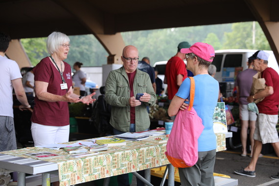 Hennepin County Master Gardeners at the Richfield Farmers Market on 7-15-2023