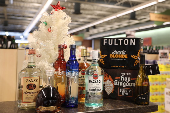 December 2023 Liquor Specials with Christmas tree