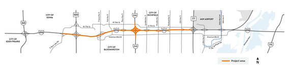 494 construction map