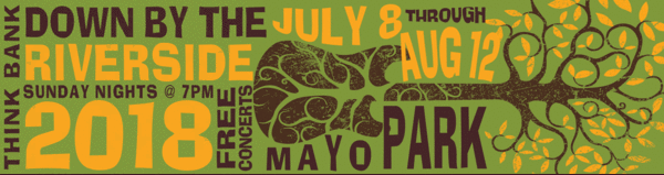 The Think Bank Down by the Riverside FREE Outdoor Concert Series Graphics
