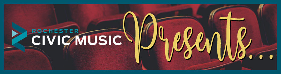 Rochester Civic Music Presents logo