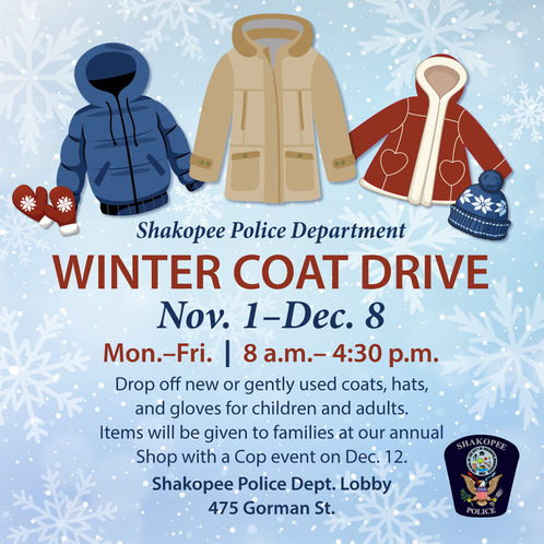 Donate to the winter coat drive