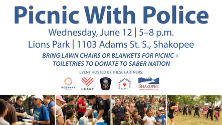 Picnic with Police is June 12 at Lions Park