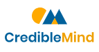 CredibleMind logo: mountains with the sun in the background