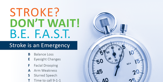 Stroke is an Emergency - BE FAST