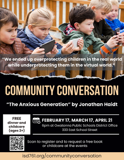 Image of children on devices with text stating "We ended overprotecting children in the real world while underprotecting them in the virtual world." 