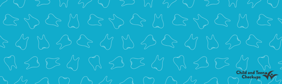 Teeth Background. Child and Teen Checkups