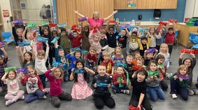 Students with the Smile Fairy