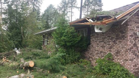 White Township storm damage