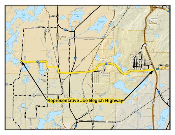 Joe Begich Highway map