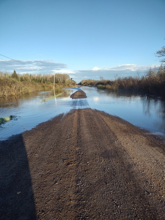 Shipley Road flooded