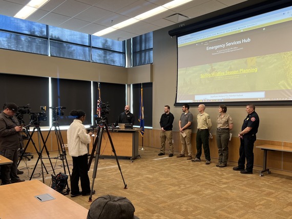 wildfire news conference