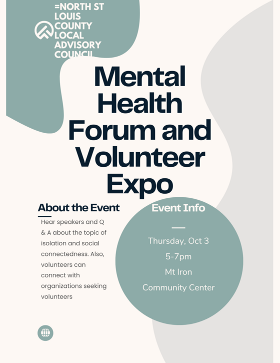 mental health forum flier