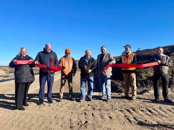 Landfill ribbon cutting