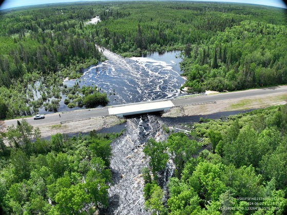 Partridge River Bridge in Hoyt Lakes