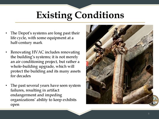 Depot presentation slide