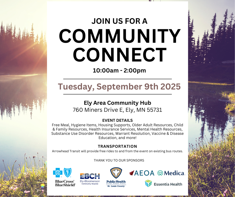 Ely community connect flier