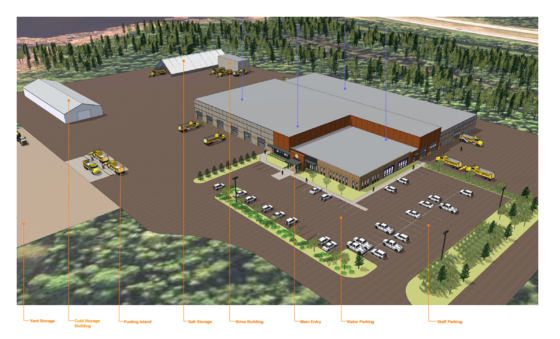 Central Range building drawing