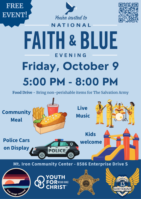 Faith and Blue flier