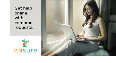 Get help online with common requests.