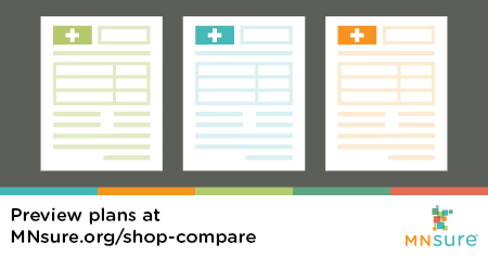 Preview plans at MNsure.org/shop-compare