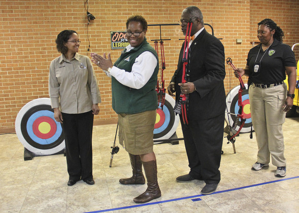 archery donation Sly James 