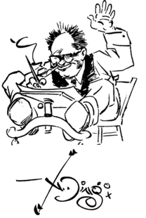 Ding Darling Signature Caricature
