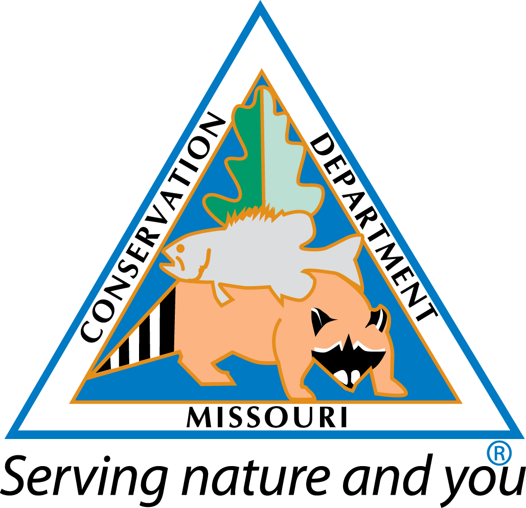 The official Missouri Department of Conservation triangle logo.