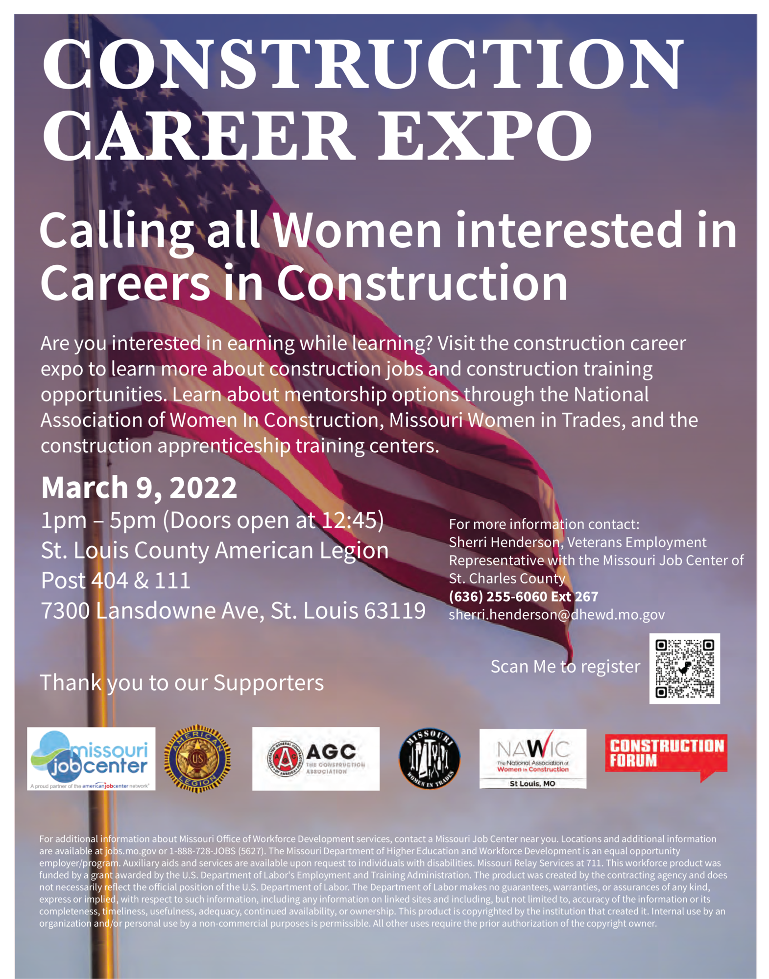 Construction Career Expo flyer