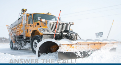 A MoDOT snowplow