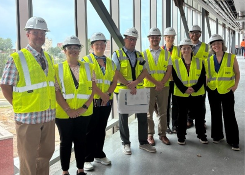 DCR team members at lab