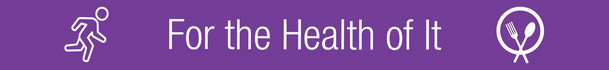 For the health of it banner