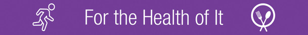For the health of it banner