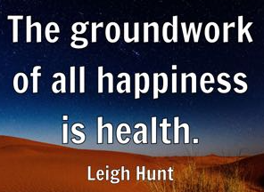 leigh hunt health quote